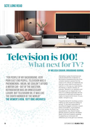 Long Read - Television is 100! What next for TV?