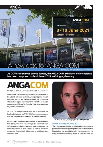 New Date for ANGA COM