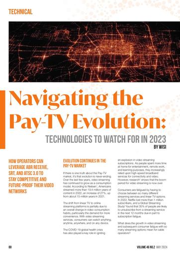 Navigating Pay TV