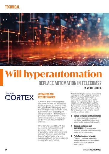 Technical: Will hyperautomation replace automation in telecoms?