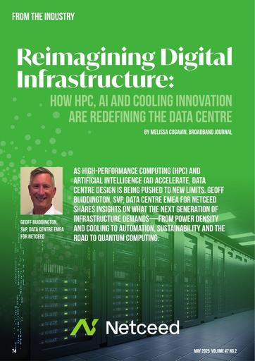 From the Industry: Reimagining Digital Infrastructure: How HPC, AI and Cooling Innovation Are Redefining the Data Centre