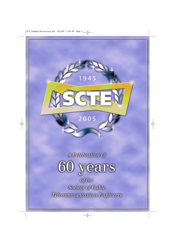 SCTE 60th Anniversary Brochure