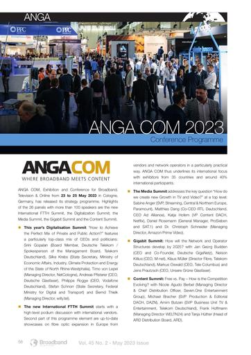 ANGA COM 2023 Conference Programme