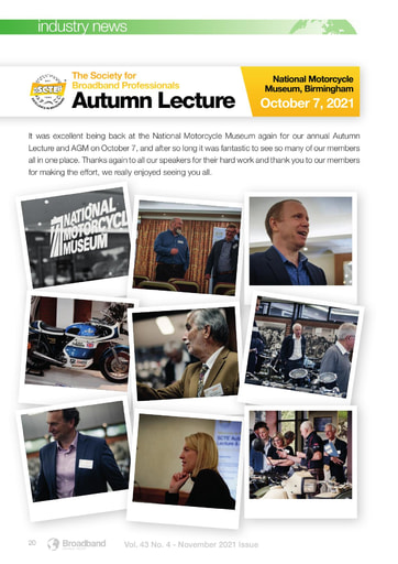 SCTE Autumn Lecture