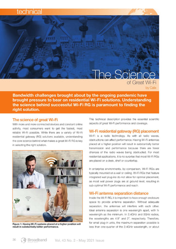 The Science of Great Wifi - By Calix