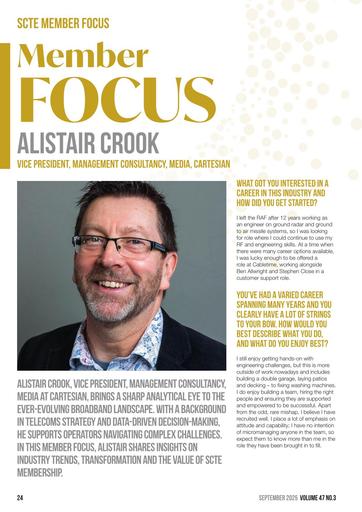 Member focus - Alastair Crook, VP, Management Consultancy, Media, Cartesian