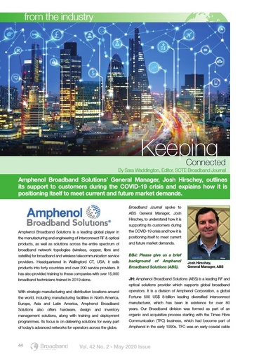 Keeping Connected