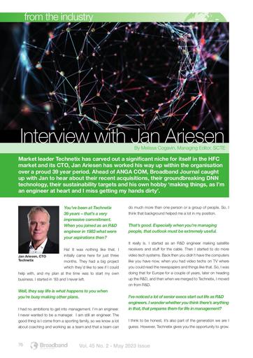 Technetix Unplugged - Interview with Jan Ariesen
