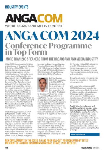 INDUSTRY EVENTS: Angacom