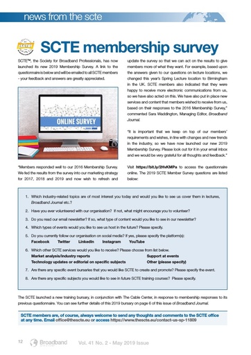 p12 - Broadband 2019 Membership Survey