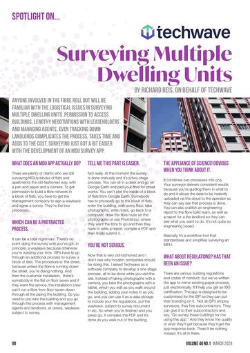 Spotlight: Techwave on MDU Surveys