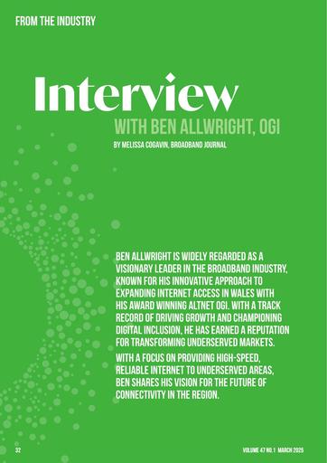 From the Industry: Interview WITH Ben Allwright, OGI