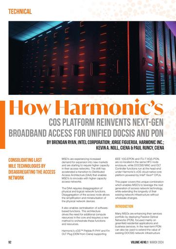 How Harmonic’s COS Platform Reinvents Next-Gen Broadband Access, by Harmonic