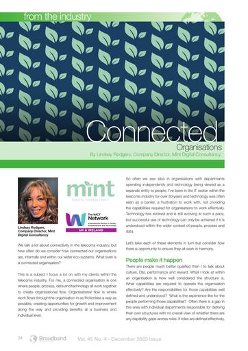 Connected Organisations: An interview with Lindsay Rogers, Mint Digital Consultancy